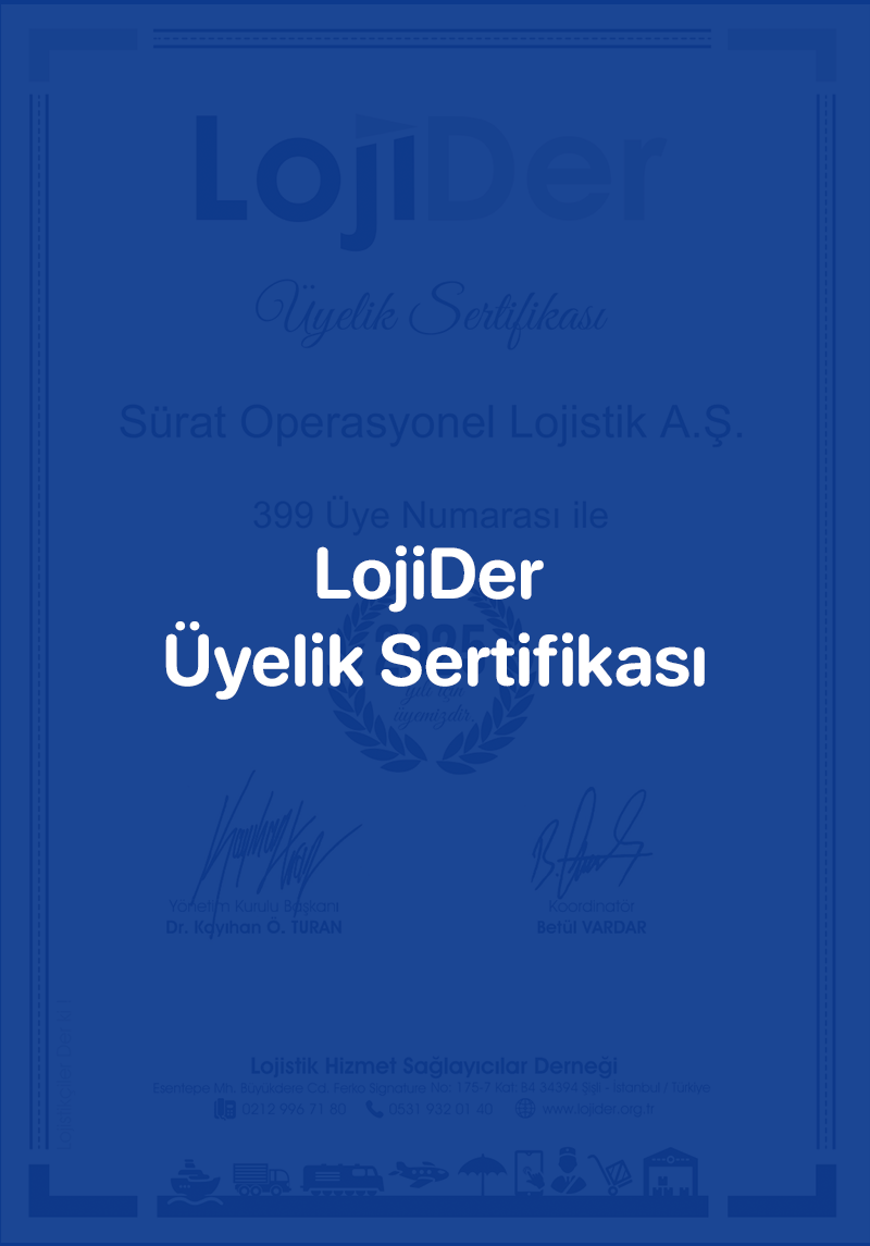 sürat lojistik belgeler ito