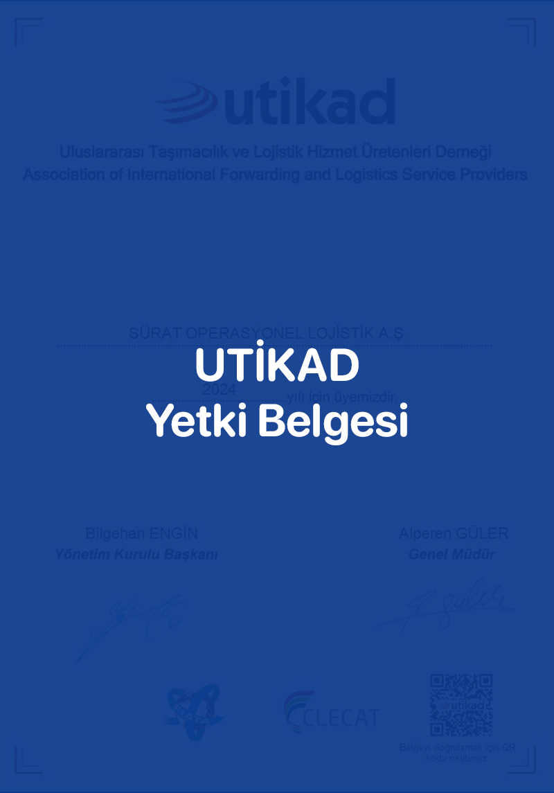 sürat lojistik belgeler ito